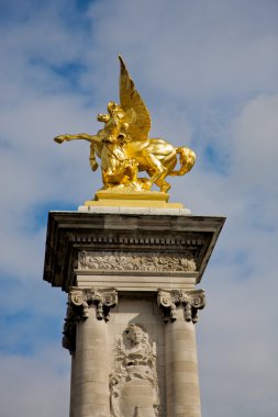 Pont Alexandre Bridge Paris France clipart