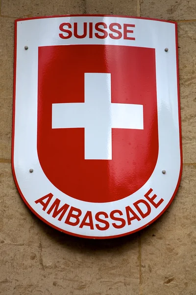Embaixada da Suíça em Paris — Fotografia de Stock