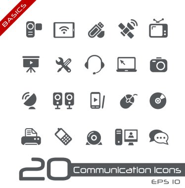 Communication Icons // Basics clipart