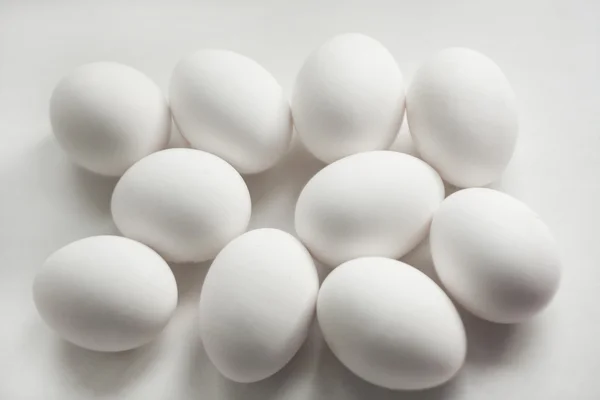 En massa ägg som bakgrund — Stockfoto