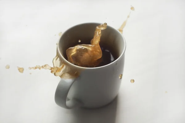 Tea splashes — Stock Photo, Image