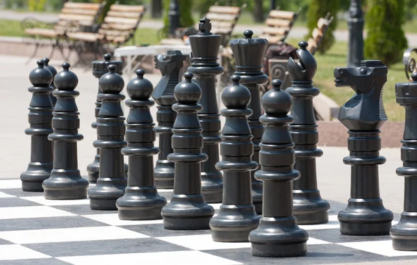 Уличные шахматы — стоковое фото