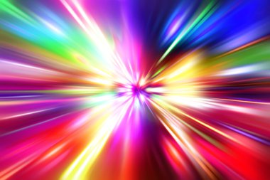 Colorful radial radiant effect clipart