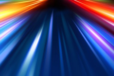 Abstract night acceleration speed motion clipart