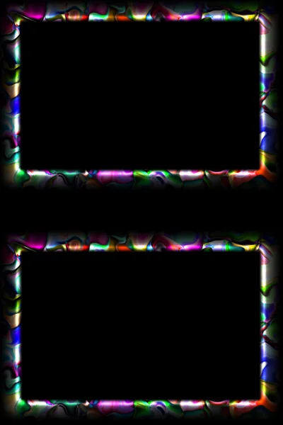 Abstrakcyjne kolorowe ramki — Zdjęcie stockowe