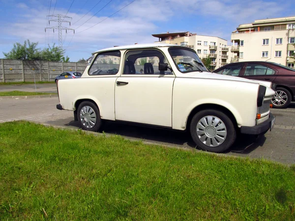 Trabant, iyi eski Doğu Alman plastik araba — Stok fotoğraf
