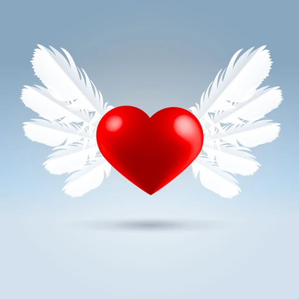 Flügel der Liebe — Stockvektor