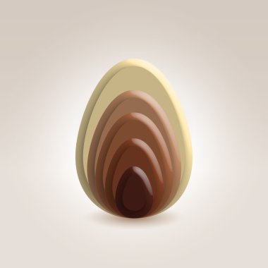 Chocolate abstract figure clipart