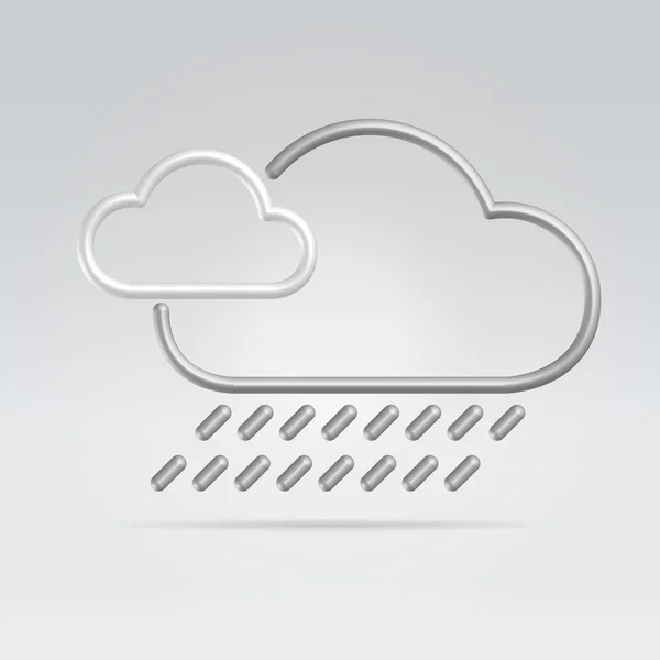 Ícones de ilustração meteorológica —  Vetores de Stock
