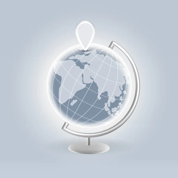 Globe navigációs — Stock Vector