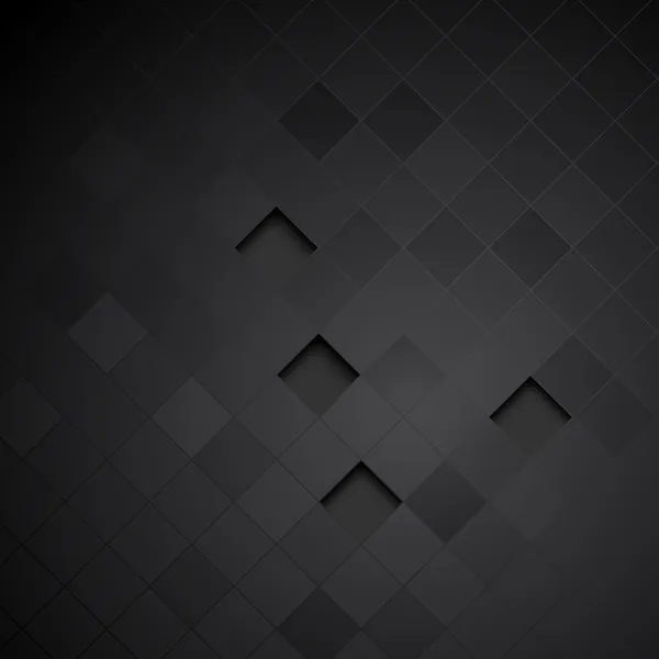 Abstrakt svart bakgrund — Stock vektor