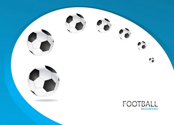 Fotbalová pozadí šablony vektorový design — Stockový vektor