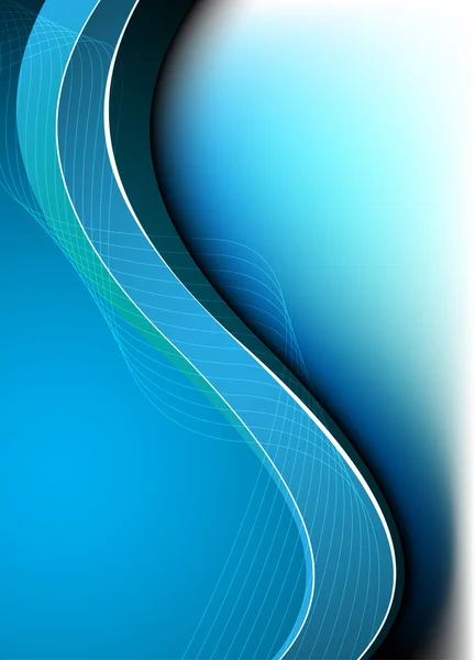 Abstrakt blå bakgrund. Vektorillustration — Stock vektor