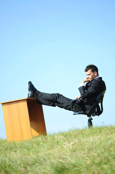 stock image Business Man at desk