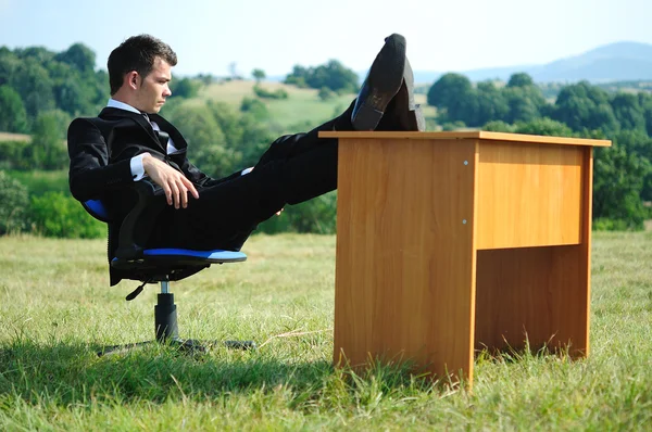 stock image Business Man at desk