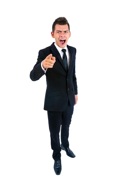 Isolated business man Stock Image