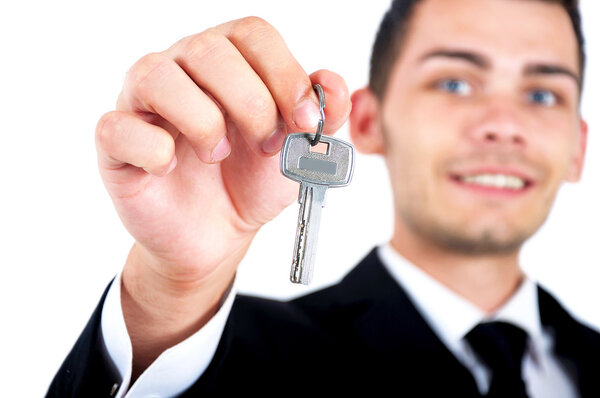 Изолированный бизнесмен
