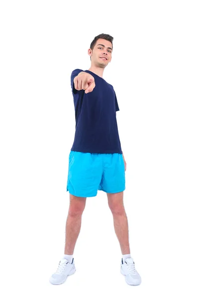 Izole erkek spor giyim — Stok fotoğraf
