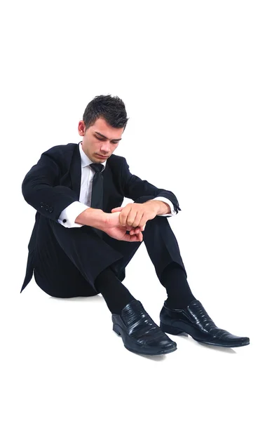 Isolated business man — Stock Photo, Image
