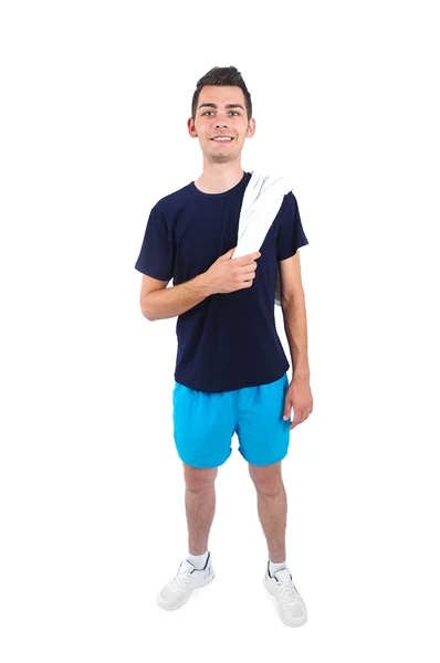 스포츠 착용에 고립 된 남자 — 스톡 사진