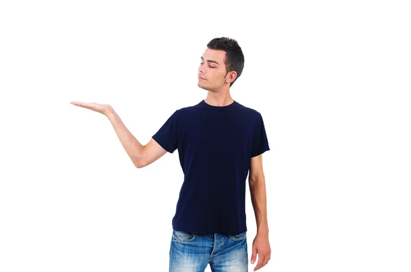 Isolated casual man — Stock Photo, Image