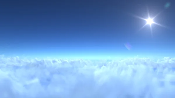 stock image Over clouds