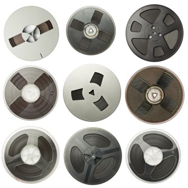 Audio reels clipart