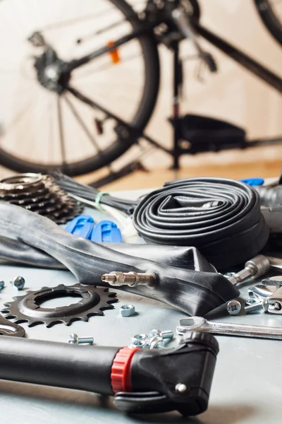 Réparation de vélo — Photo