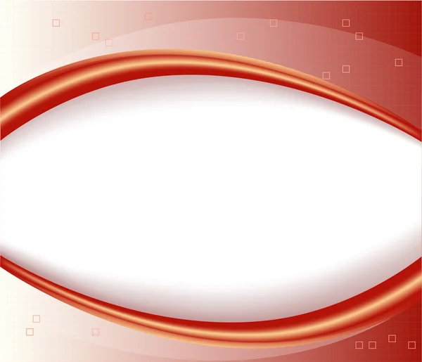 Cadre rouge fond abstrait — Image vectorielle