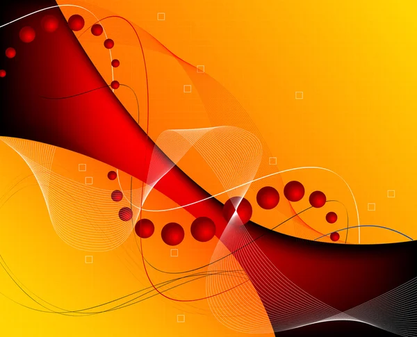 Composition de fond rouge — Image vectorielle