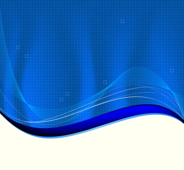 Composition de fond bleu — Image vectorielle