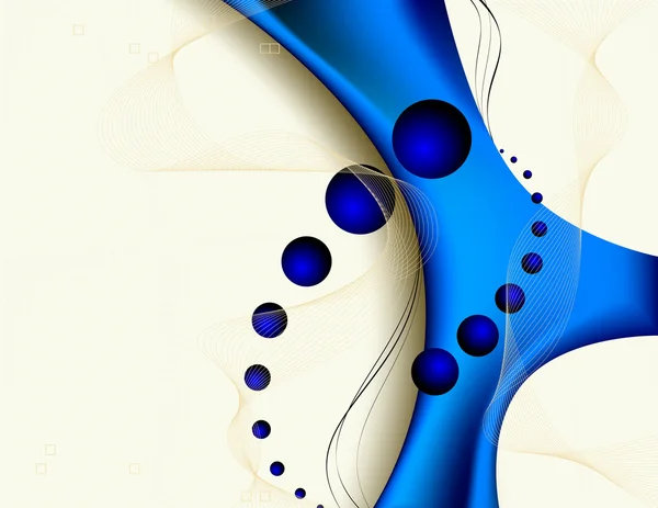 Синий технологический фон — стоковый вектор