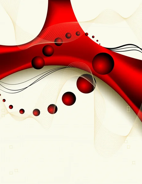 Technique rouge fond abstrait — Image vectorielle