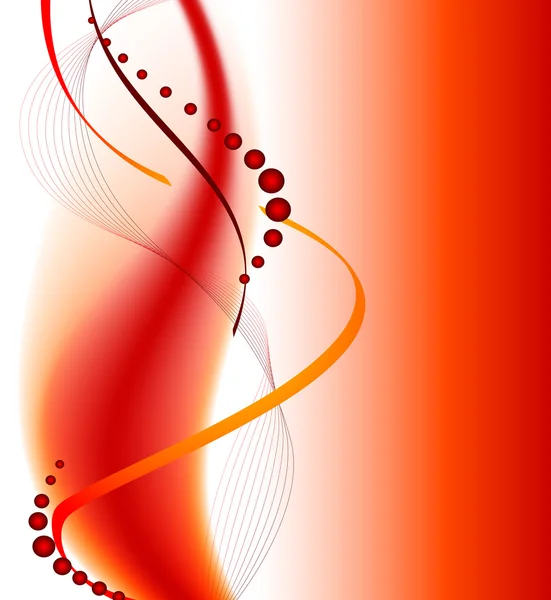Röd bakgrund sammansättning — Stock vektor