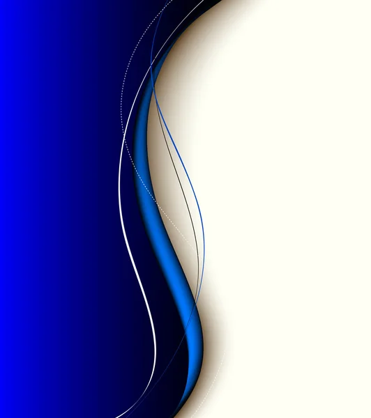 Blaue abstrakte Komposition — Stockvektor