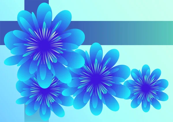 Illustration vectorielle de stock : composition florale, vecteur — Image vectorielle
