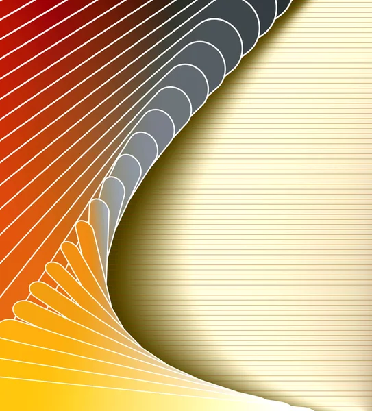 Composition abstraite colorée — Image vectorielle