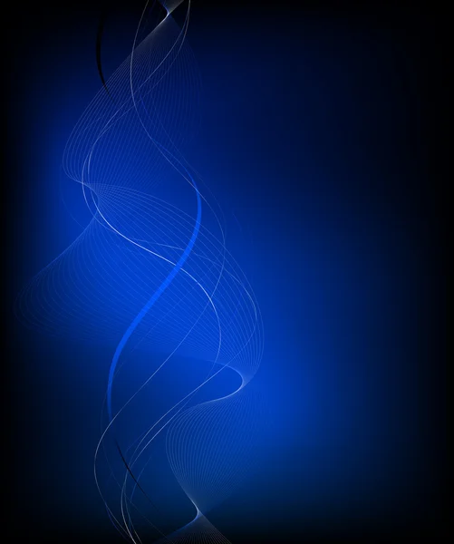 Composition abstraite bleue — Image vectorielle