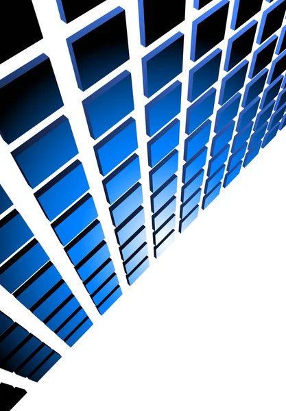 Blauwe abstracte achtergrond samenstelling — Stockvector
