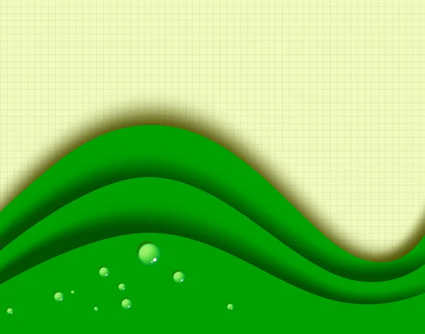 พื้นหลังนามธรรมสีเขียว — ภาพเวกเตอร์สต็อก
