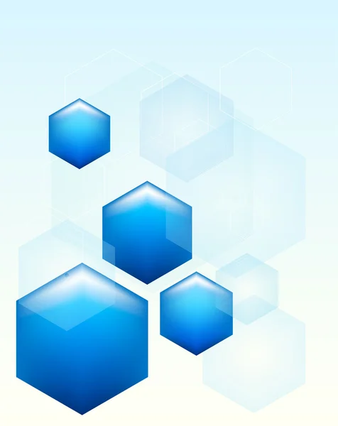 Fond abstrait bleu - illustration vectorielle — Image vectorielle