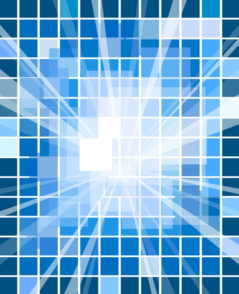 Abstraktní dekorativní modré pozadí — Stockový vektor