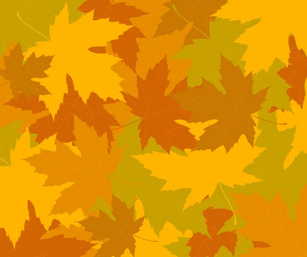 Autumnal concept background - vector illustration — Stock Vector