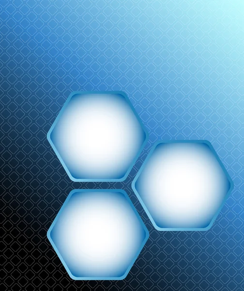Tech fond bleu — Image vectorielle