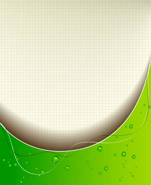 Grüner abstrakter Hintergrund — Stockvektor