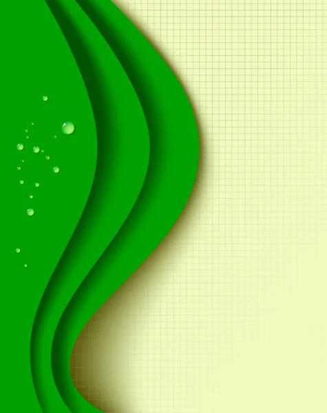 Yeşil soyut arkaplan — Stok Vektör