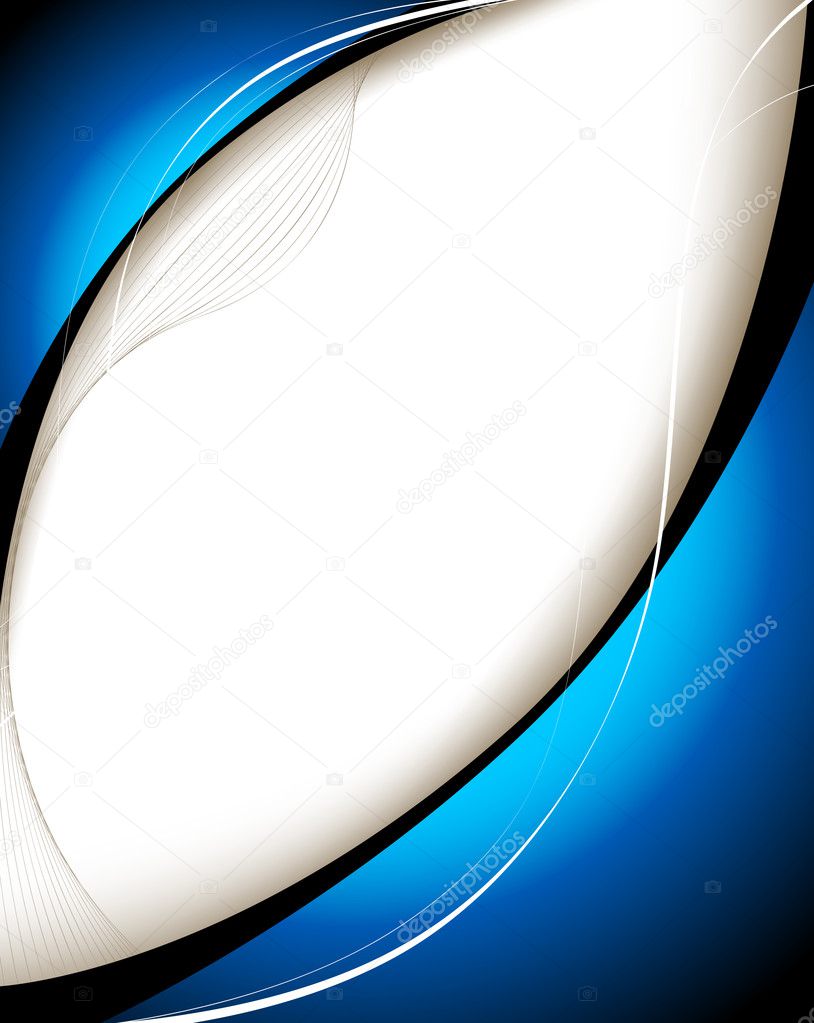 Blue frame abstract background