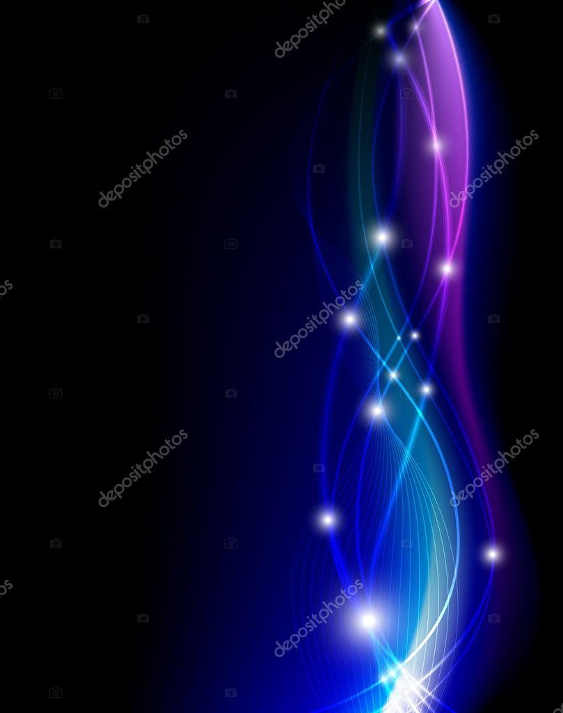 Blue fantastic background Stock Vector by ©adigrosu 12115102