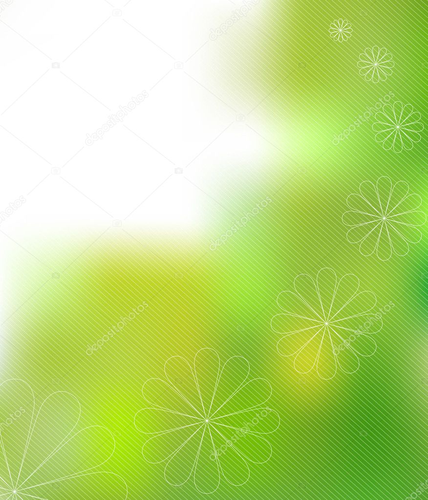 Abstract spring concept - vector illustration