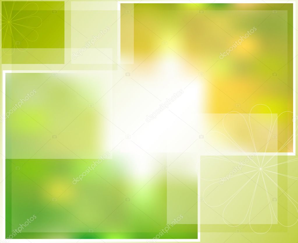 Abstract spring concept - vector illustration